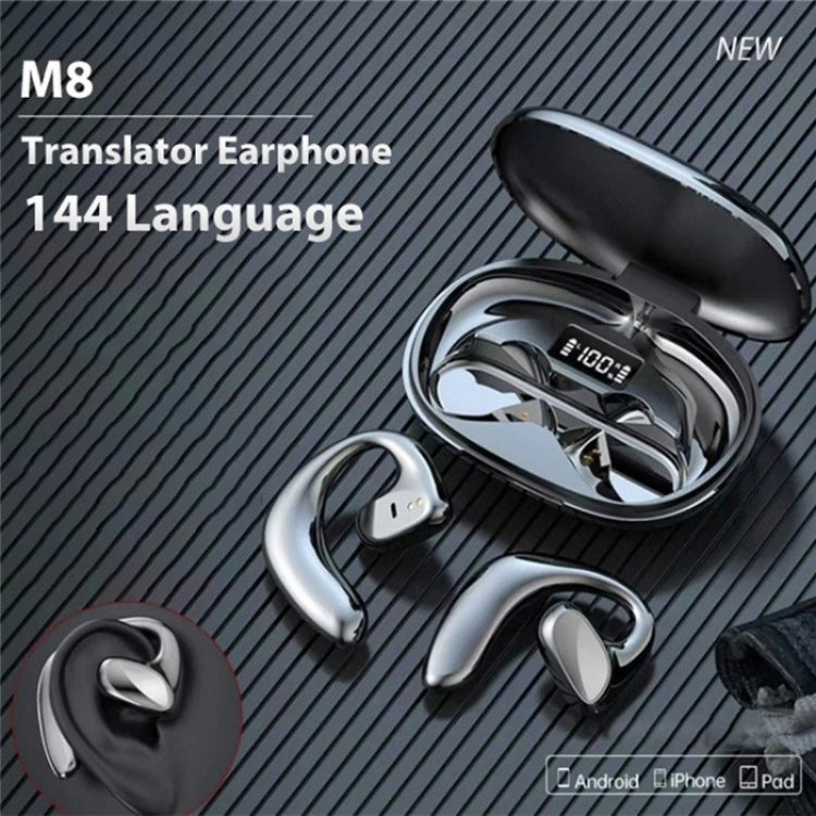 VibraTalk™ M8 – AI Smart Translator Earbuds (144 Languages)