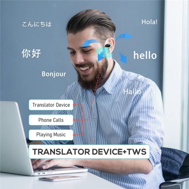 VibraTalk™ M8 – AI Smart Translator Earbuds (144 Languages)