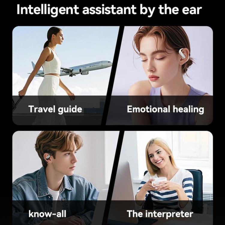 VibraTalk™ M127 AI Translator Earphones – Real-Time Voice Translation & Bluetooth Audio