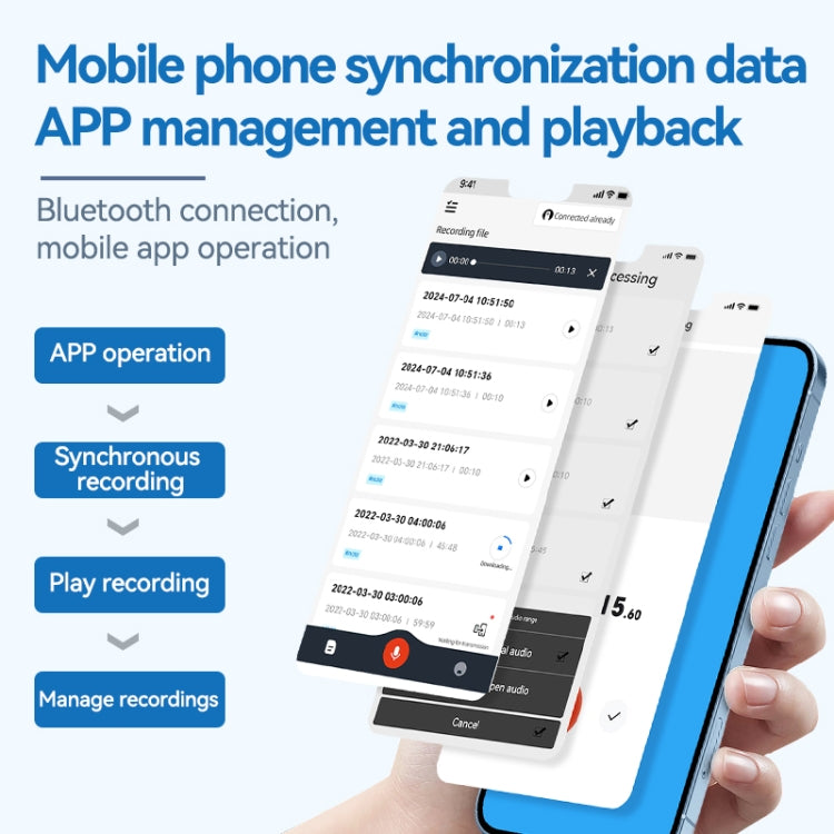 A1A Strong Magnetic Mobile Call Voice Recorder APP Recording Version