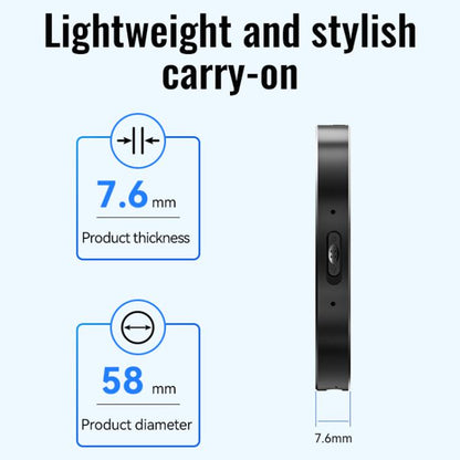 JNN A6 Portable Smart AI Magnetic Recorder Support APP Control