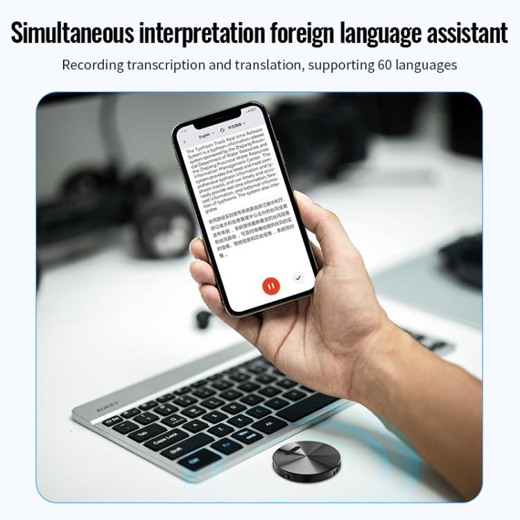 JNN A6 Portable Smart AI Magnetic Recorder Support APP Control