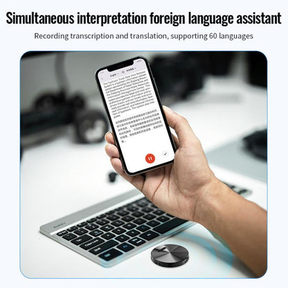 JNN A6 Portable Smart AI Magnetic Recorder Support APP Control