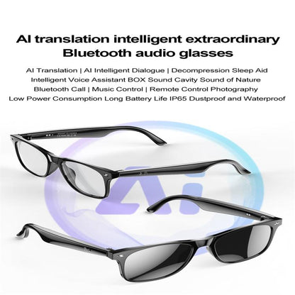 VibraTalk™ W100 Smart Glasses – AI Translation, Conversation & Bluetooth Audio