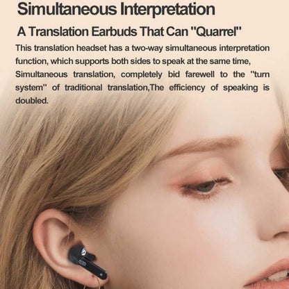 VibraTalk™ Y113 Smart Translator Earphones – Real-Time Voice Translation in 40 Languages