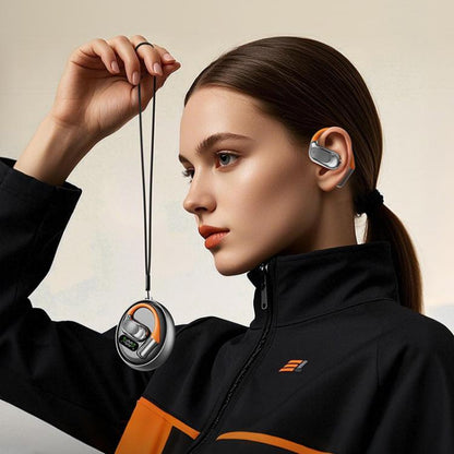 VibraTalk™ M113 AI Translator Headset – Real-Time Voice & Text Translation Bluetooth Earbuds