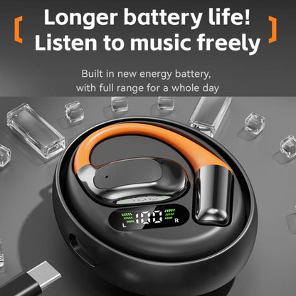 VibraTalk™ M113 AI Translator Headset – Real-Time Voice & Text Translation Bluetooth Earbuds