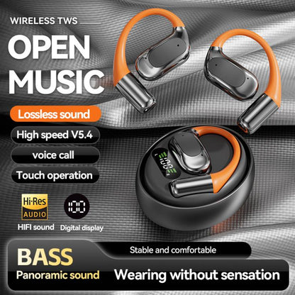 VibraTalk™ M113 AI Translator Headset – Real-Time Voice & Text Translation Bluetooth Earbuds