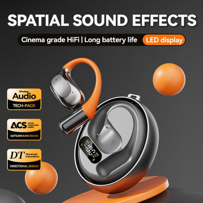 VibraTalk™ M113 AI Translator Headset – Real-Time Voice & Text Translation Bluetooth Earbuds